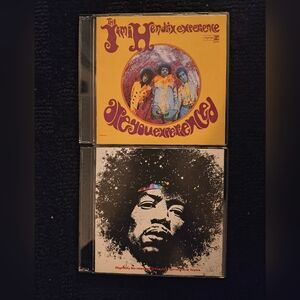 Jimi Hendrix Album Art Set - Vibrant Yellow and Classic Black